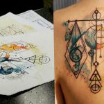 photo tattoo scales 26.01.2019 №184 - an example of a tattoo for scales - tattoovalue.net