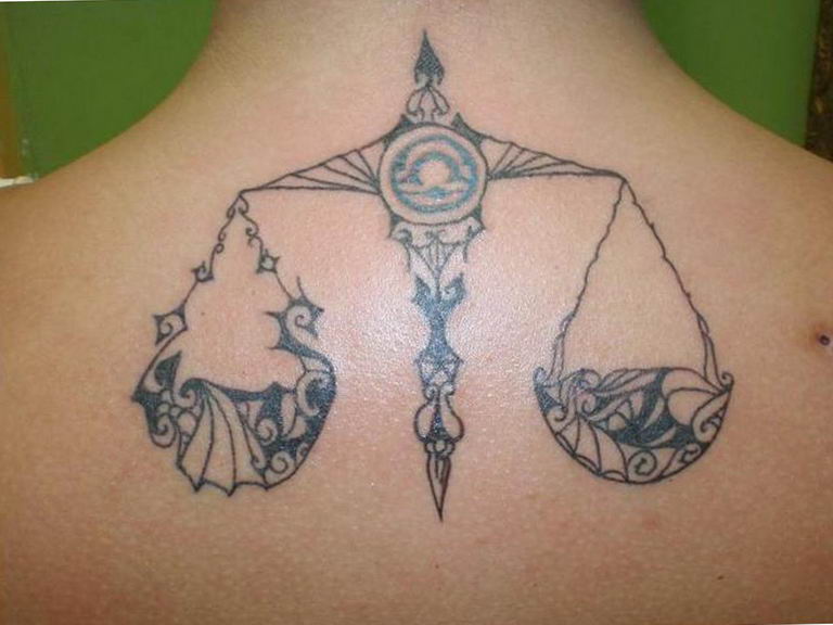 photo tattoo scales 26.01.2019 №189 - an example of a tattoo for scales - tattoovalue.net