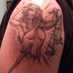 photo tattoo scales 26.01.2019 №195 - an example of a tattoo for scales - tattoovalue.net