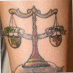 photo tattoo scales 26.01.2019 №208 - an example of a tattoo for scales - tattoovalue.net
