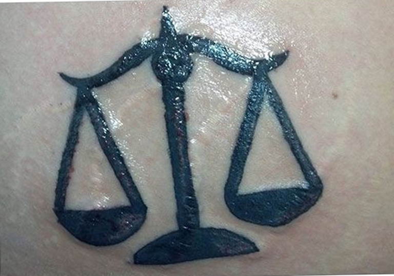 photo tattoo scales 26.01.2019 №249 - an example of a tattoo for scales - tattoovalue.net
