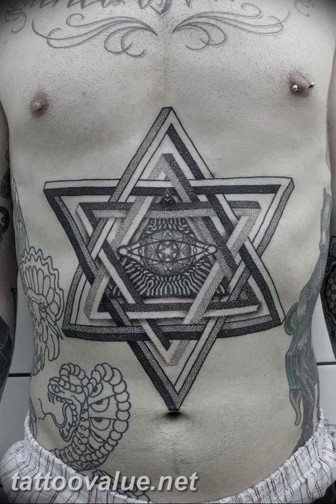 The meaning of the Star of David tattoo history, photo drawings