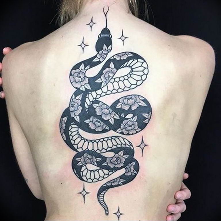 snake tattoo photo  №159 - snake tattoo idea  -  