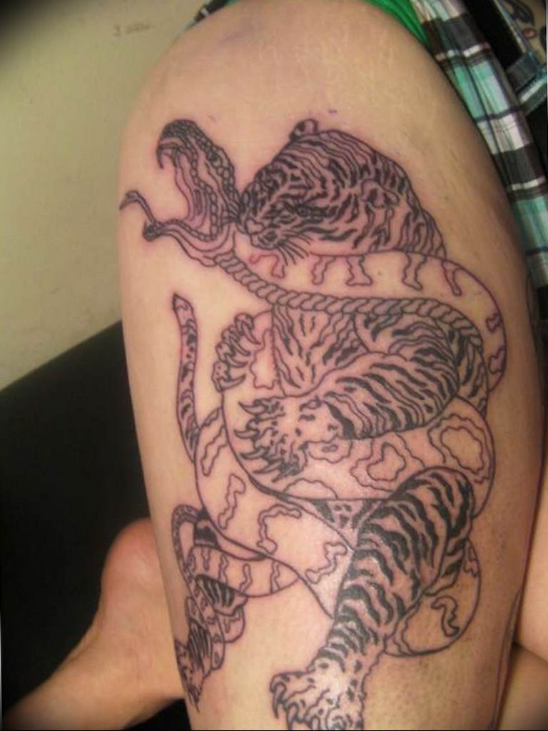 Eagle Snake Lion Tattoo Design by CrisLuspoTattoos on DeviantArt