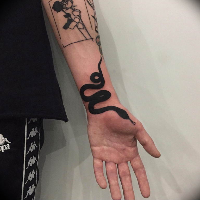 snake tattoo photo 28.01.2019 №028 - snake tattoo idea - tattoovalue.net