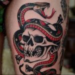 snake tattoo photo 28.01.2019 №078 - snake tattoo idea - tattoovalue.net