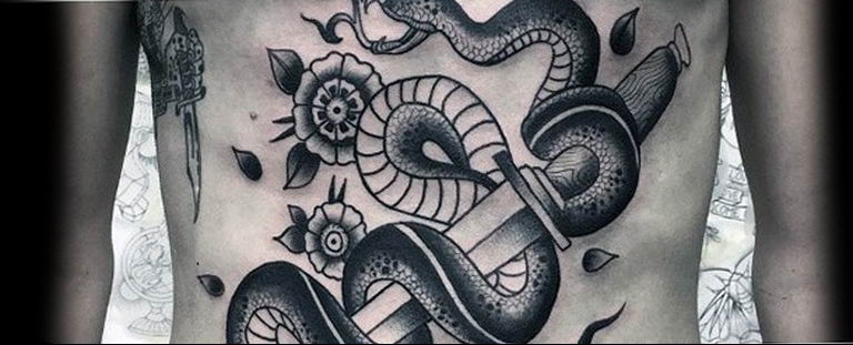 snake tattoo photo 28.01.2019 №087 - snake tattoo idea - tattoovalue.net