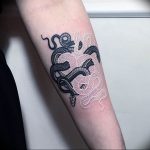 snake tattoo photo 28.01.2019 №099 - snake tattoo idea - tattoovalue.net