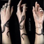 snake tattoo photo 28.01.2019 №335 - snake tattoo idea - tattoovalue.net