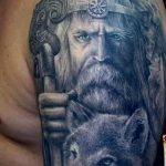 Photo tattoo Slavic God Veles 18.02.2019 №005 - idea of a Slavic tattoo Volos - tattoovalue.net