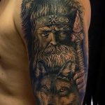Photo tattoo Slavic God Veles 18.02.2019 №008 - idea of a Slavic tattoo Volos - tattoovalue.net