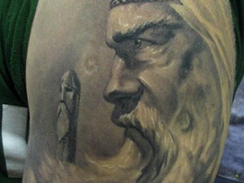 Photo tattoo Slavic God Veles 18.02.2019 №029 - idea of a Slavic tattoo Volos - tattoovalue.net