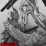 Photo tattoo Slavic God Veles 18.02.2019 №041 - idea of a Slavic tattoo Volos - tattoovalue.net