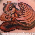 Photo tattoo Squirrel 04.02.2019 №050 - idea for a squirrel tattoo - tattoovalue.net