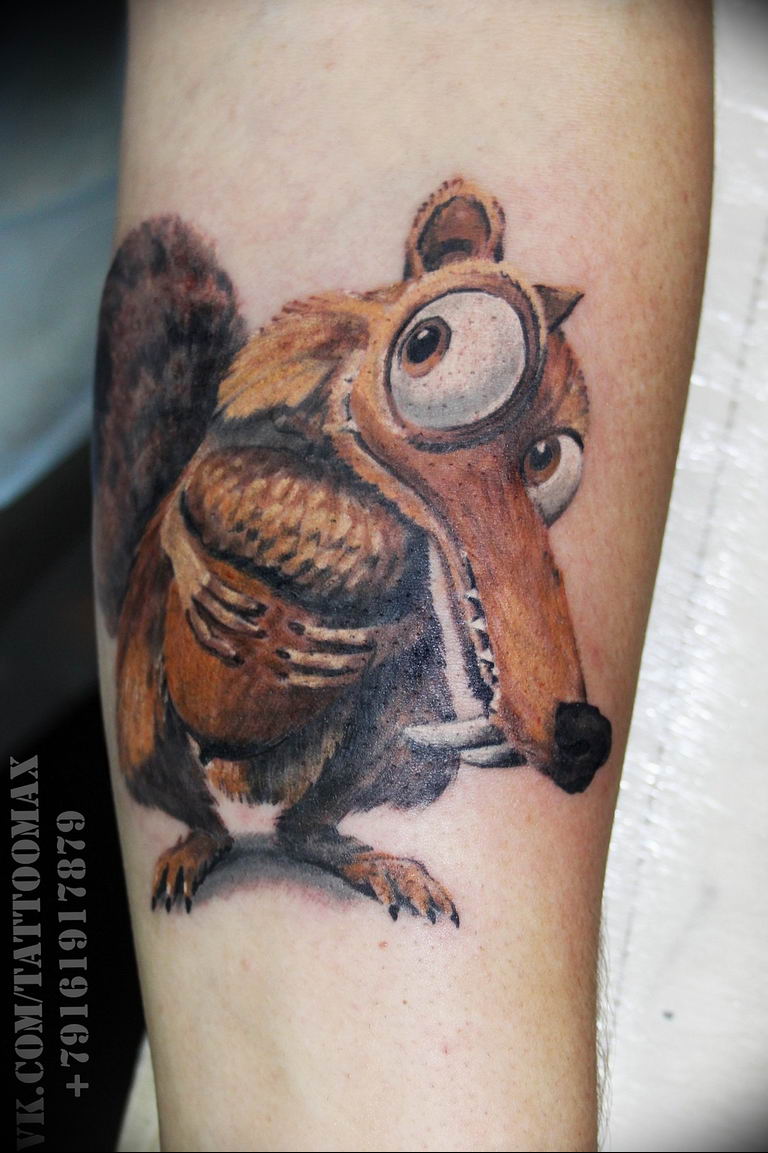 squirrel ice age by tattootocka on DeviantArt