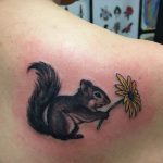 Photo tattoo Squirrel 04.02.2019 №002 - idea for a squirrel tattoo - tattoovalue.net