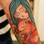 Photo tattoo Squirrel 04.02.2019 №059 - idea for a squirrel tattoo - tattoovalue.net