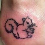 Photo tattoo Squirrel 04.02.2019 №073 - idea for a squirrel tattoo - tattoovalue.net