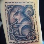 Photo tattoo Squirrel 04.02.2019 №110 - idea for a squirrel tattoo - tattoovalue.net