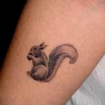 Photo tattoo Squirrel 04.02.2019 №114 - idea for a squirrel tattoo - tattoovalue.net
