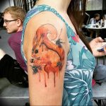 Photo tattoo Squirrel 04.02.2019 №152 - idea for a squirrel tattoo - tattoovalue.net