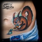 Photo tattoo Squirrel 04.02.2019 №165 - idea for a squirrel tattoo - tattoovalue.net