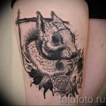 Photo tattoo Squirrel 04.02.2019 №193 - idea for a squirrel tattoo - tattoovalue.net