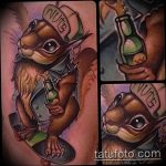 Photo tattoo Squirrel 04.02.2019 №200 - idea for a squirrel tattoo - tattoovalue.net