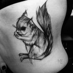 Photo tattoo Squirrel 04.02.2019 №202 - idea for a squirrel tattoo - tattoovalue.net