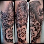 Photo tattoo Squirrel 04.02.2019 №216 - idea for a squirrel tattoo - tattoovalue.net