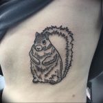 Photo tattoo Squirrel 04.02.2019 №228 - idea for a squirrel tattoo - tattoovalue.net