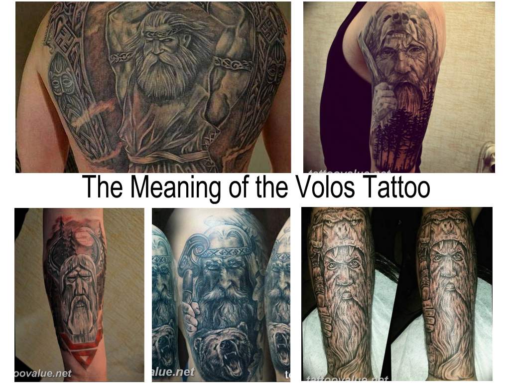 The Meaning of the Volos Tattoo - information about the features of the picture and photo examples of finished tattoos