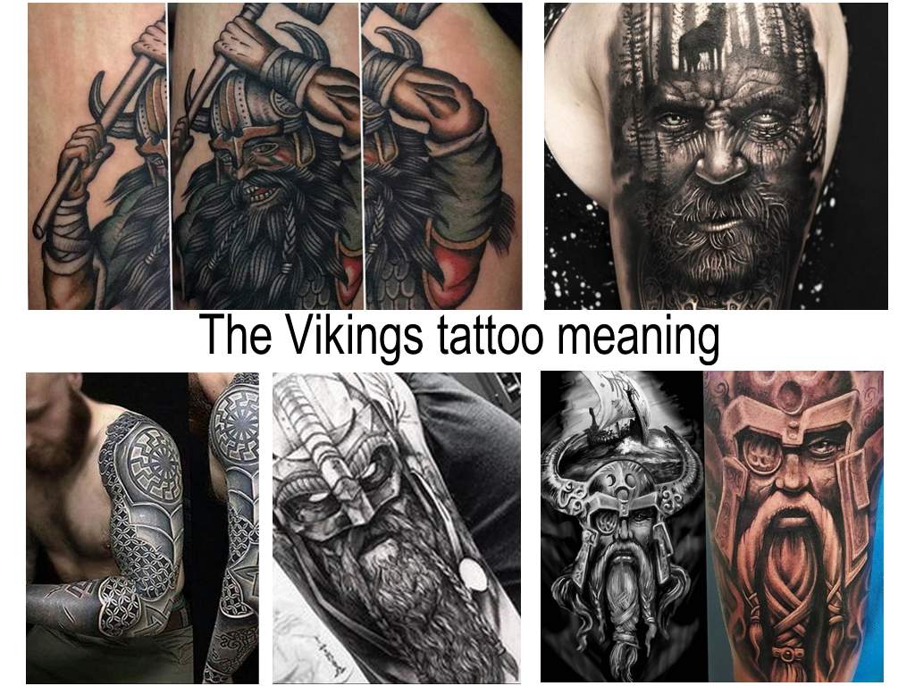 The Vikings tattoo meaning - information about the features of the picture and photo examples of finished tattoos