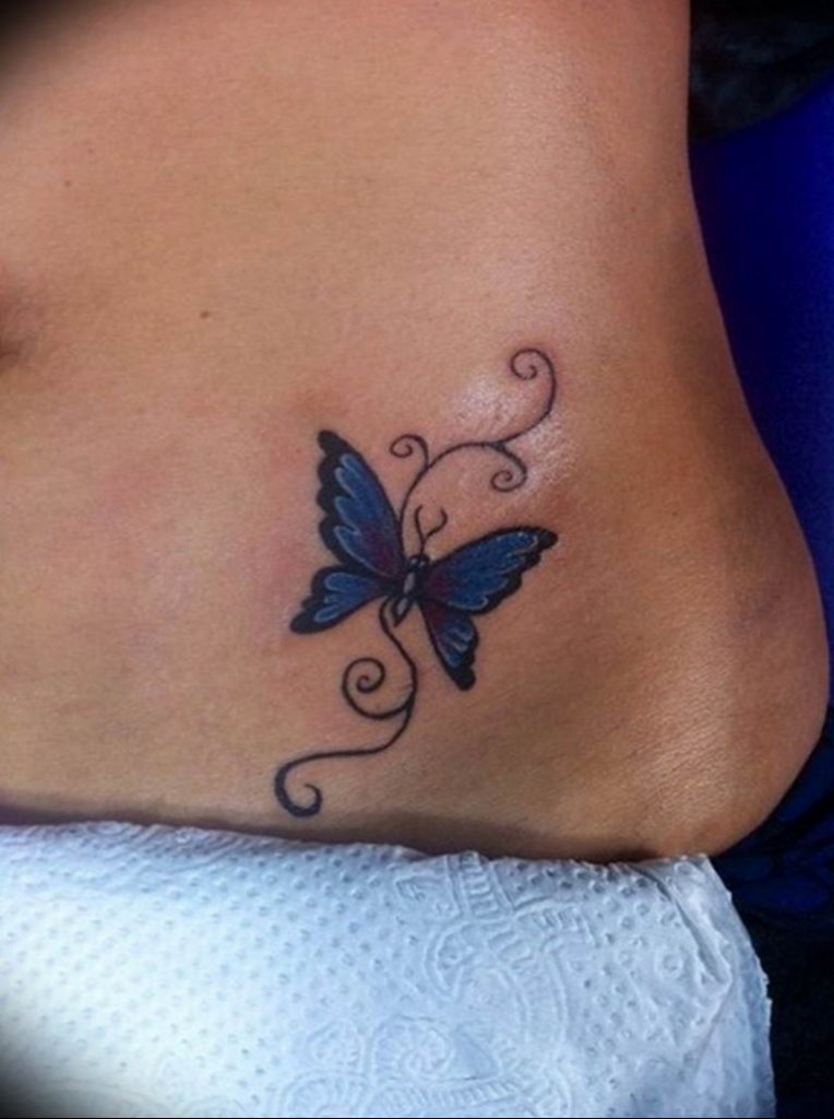butterfly tattoo photo 04.02.2019 № 046 - tattoo idea with a butterfly - ta...