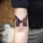 butterfly tattoo photo 04.02.2019 №073 - tattoo idea with a butterfly - tattoovalue.net