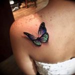 butterfly tattoo photo 04.02.2019 №102 - tattoo idea with a butterfly - tattoovalue.net