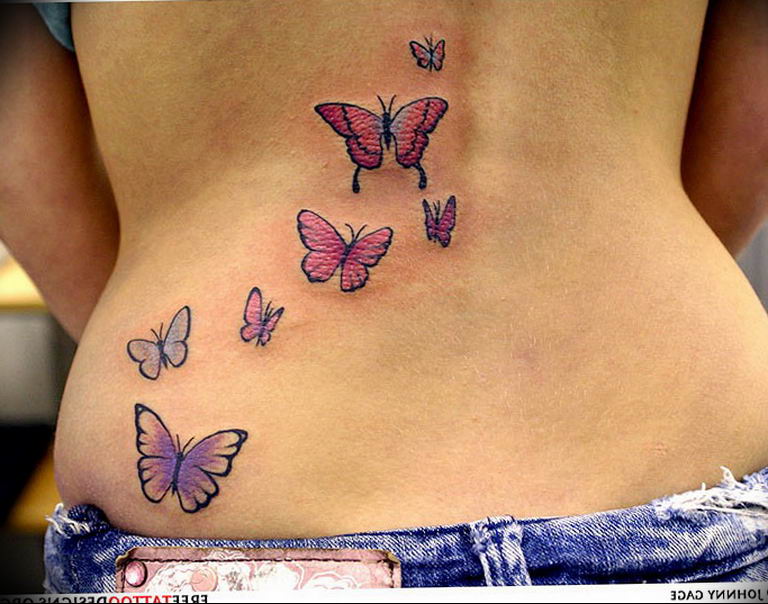 butterfly tattoo photo  №284 - tattoo idea with a butterfly -   