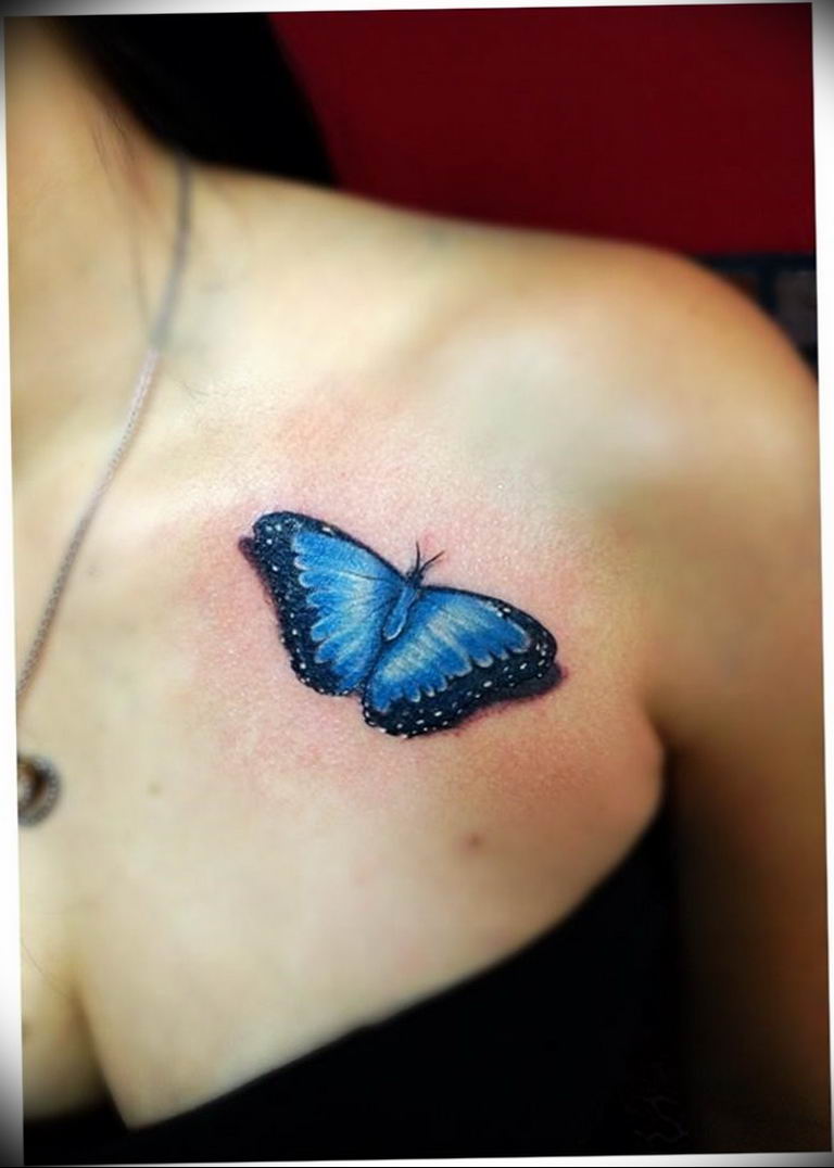 butterfly tattoo photo 04.02.2019 № 363 - tattoo idea with a butterfly - ta...