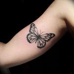 butterfly tattoo photo 04.02.2019 №002 - tattoo idea with a butterfly - tattoovalue.net
