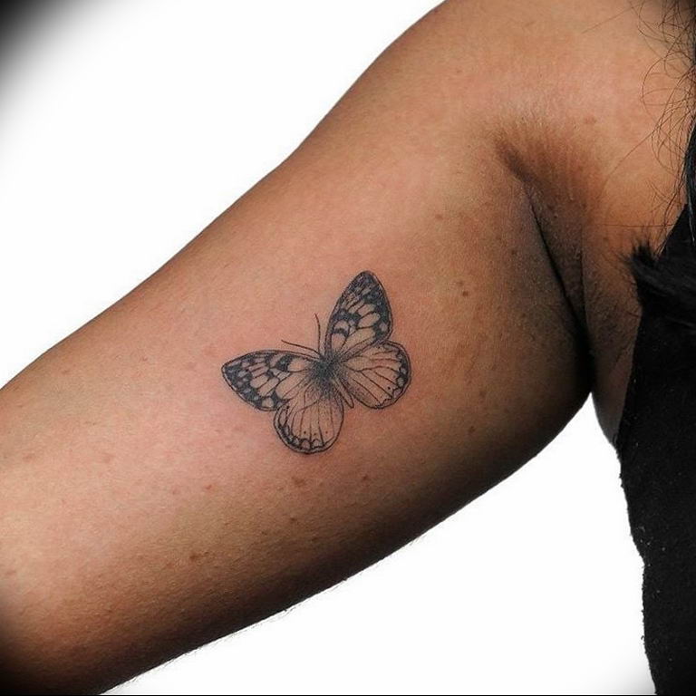 butterfly tattoo photo 04.02.2019 №003 - tattoo idea with a butterfly - tattoovalue.net