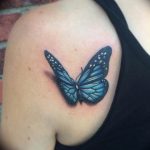 butterfly tattoo photo 04.02.2019 №004 - tattoo idea with a butterfly - tattoovalue.net