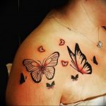 butterfly tattoo photo 04.02.2019 №005 - tattoo idea with a butterfly - tattoovalue.net