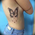 butterfly tattoo photo 04.02.2019 №007 - tattoo idea with a butterfly - tattoovalue.net