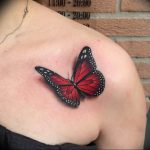 butterfly tattoo photo 04.02.2019 №009 - tattoo idea with a butterfly - tattoovalue.net