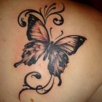 butterfly tattoo photo 04.02.2019 №011 - tattoo idea with a butterfly - tattoovalue.net