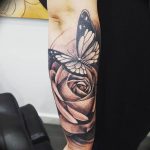 butterfly tattoo photo 04.02.2019 №013 - tattoo idea with a butterfly - tattoovalue.net