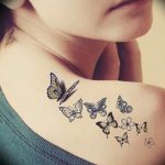 butterfly tattoo photo 04.02.2019 №014 - tattoo idea with a butterfly - tattoovalue.net