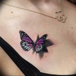 butterfly tattoo photo 04.02.2019 №017 - tattoo idea with a butterfly - tattoovalue.net