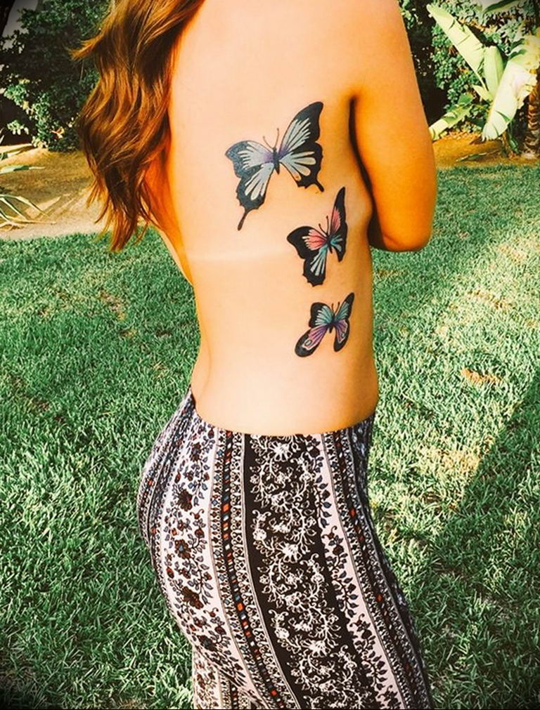 butterfly tattoo photo 04.02.2019 №029 - tattoo idea with a butterfly - tattoovalue.net
