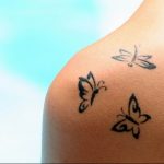 butterfly tattoo photo 04.02.2019 №038 - tattoo idea with a butterfly - tattoovalue.net